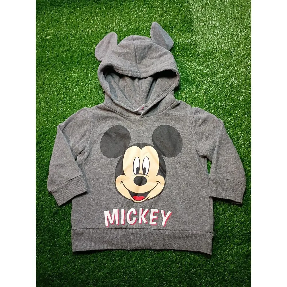 Disney Mickey Mouse Gray Hoodie 2t